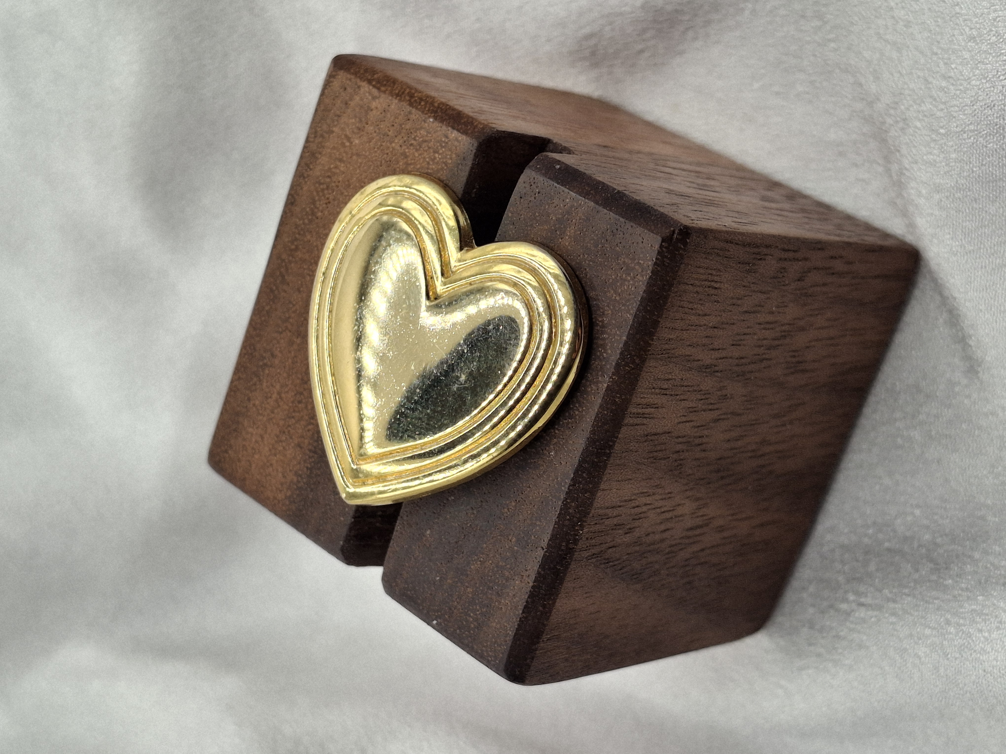 Image 2 for Vintage The Variety Club Gold Heart Brooch Pin