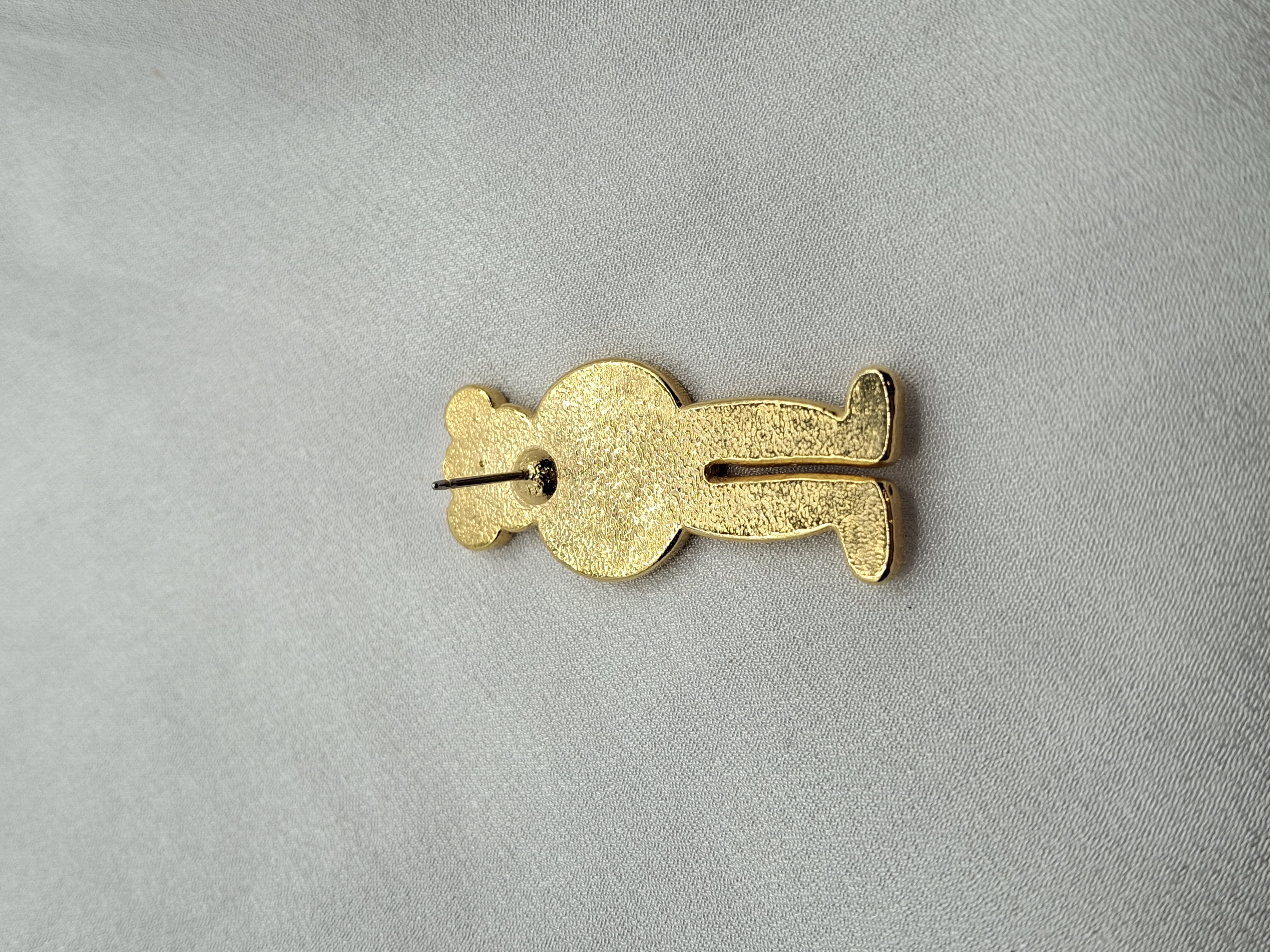 Image 5 for Vintage Enamel Bear Guard Pin - Collectible Jewelry