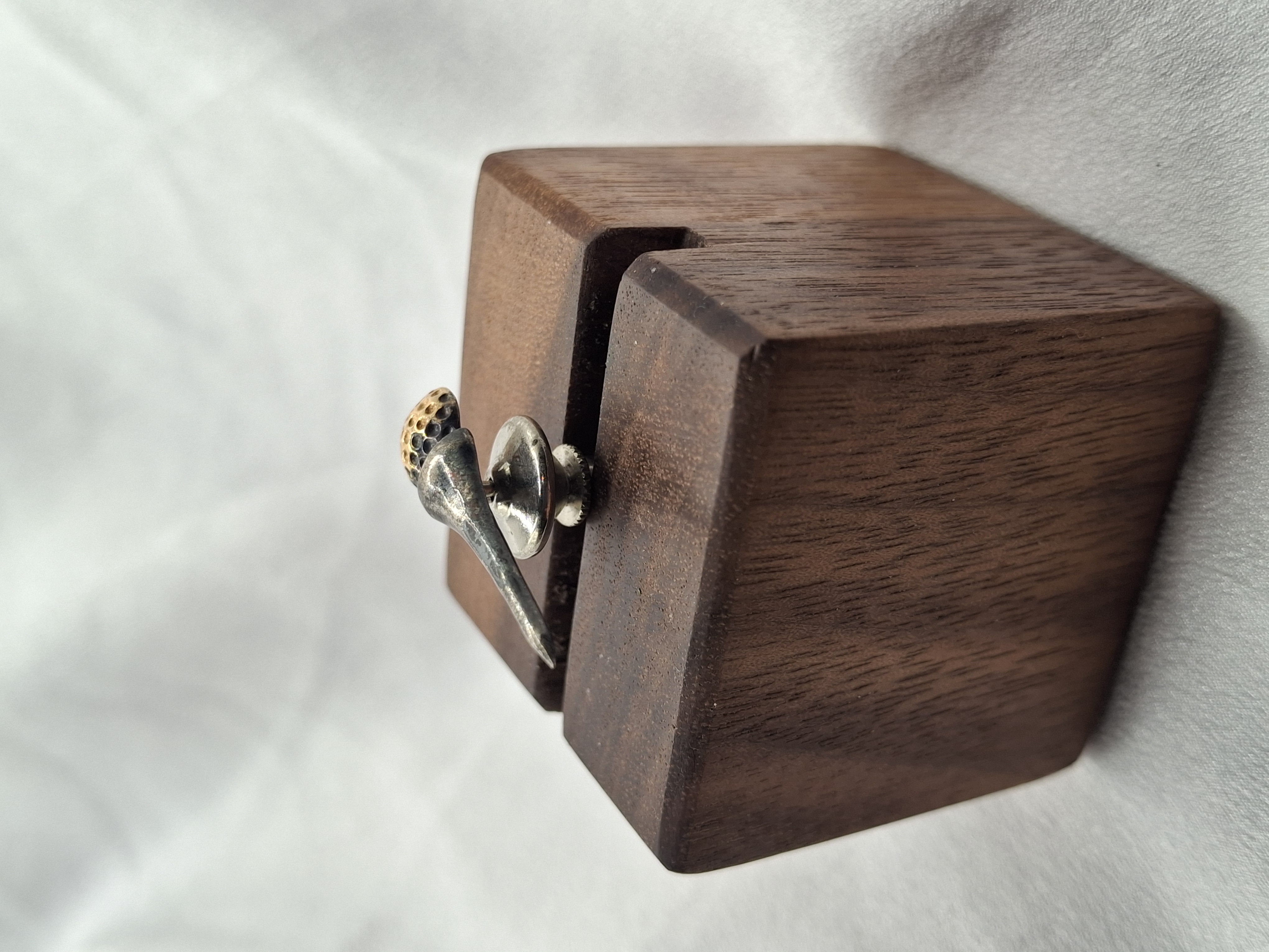 Image 3 for Vintage Sterling Silver Golf Tee Lapel Pin