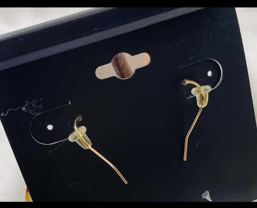 Image 4 for BOLD elements Gold Double Hoop Earrings - NWT