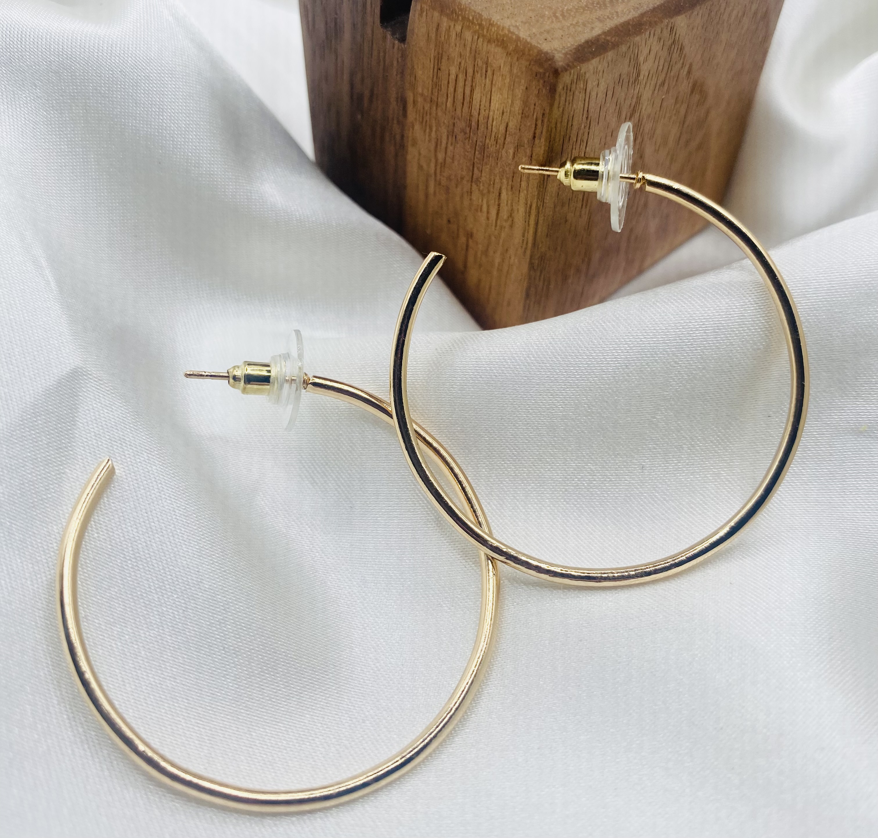 Gold Hoop Earrings - NWT Statement Jewelry