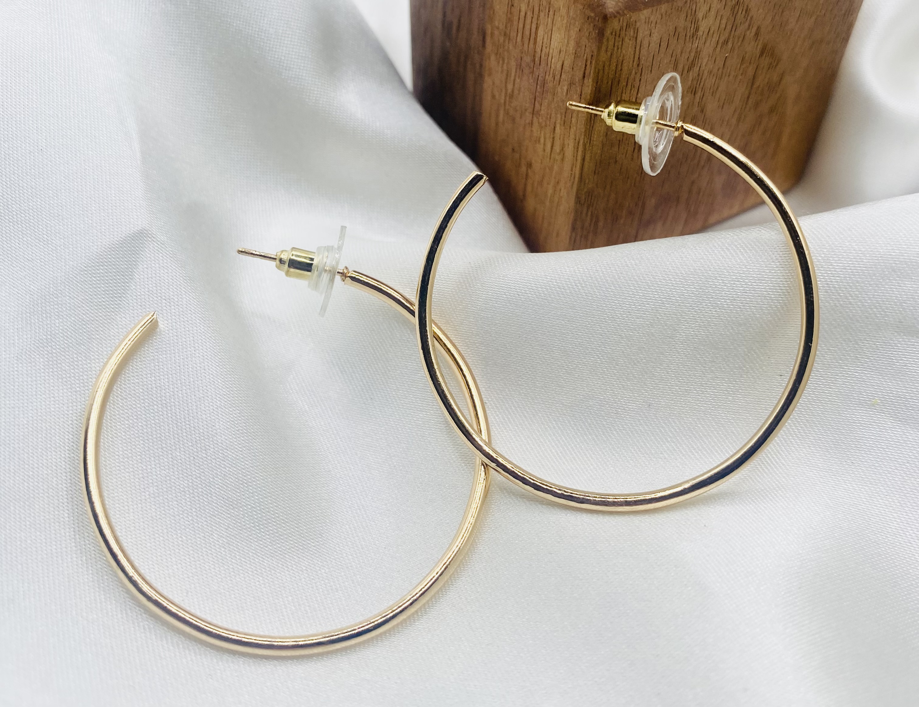 Image 2 for Gold Hoop Earrings - NWT Statement Jewelry