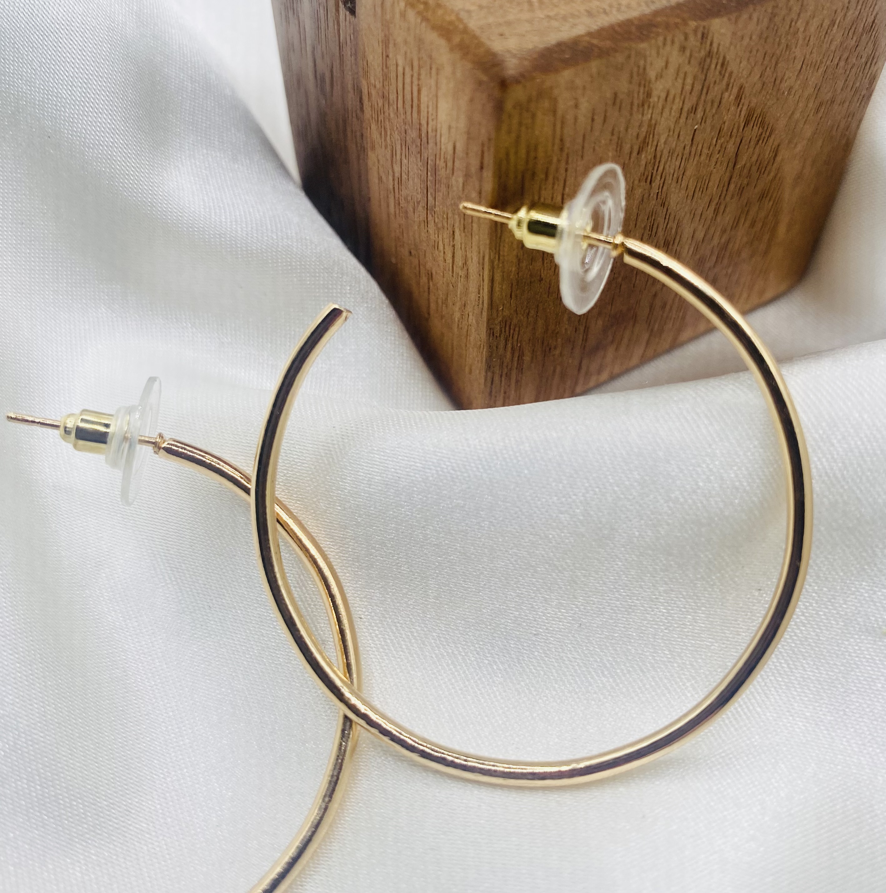 Image 3 for Gold Hoop Earrings - NWT Statement Jewelry