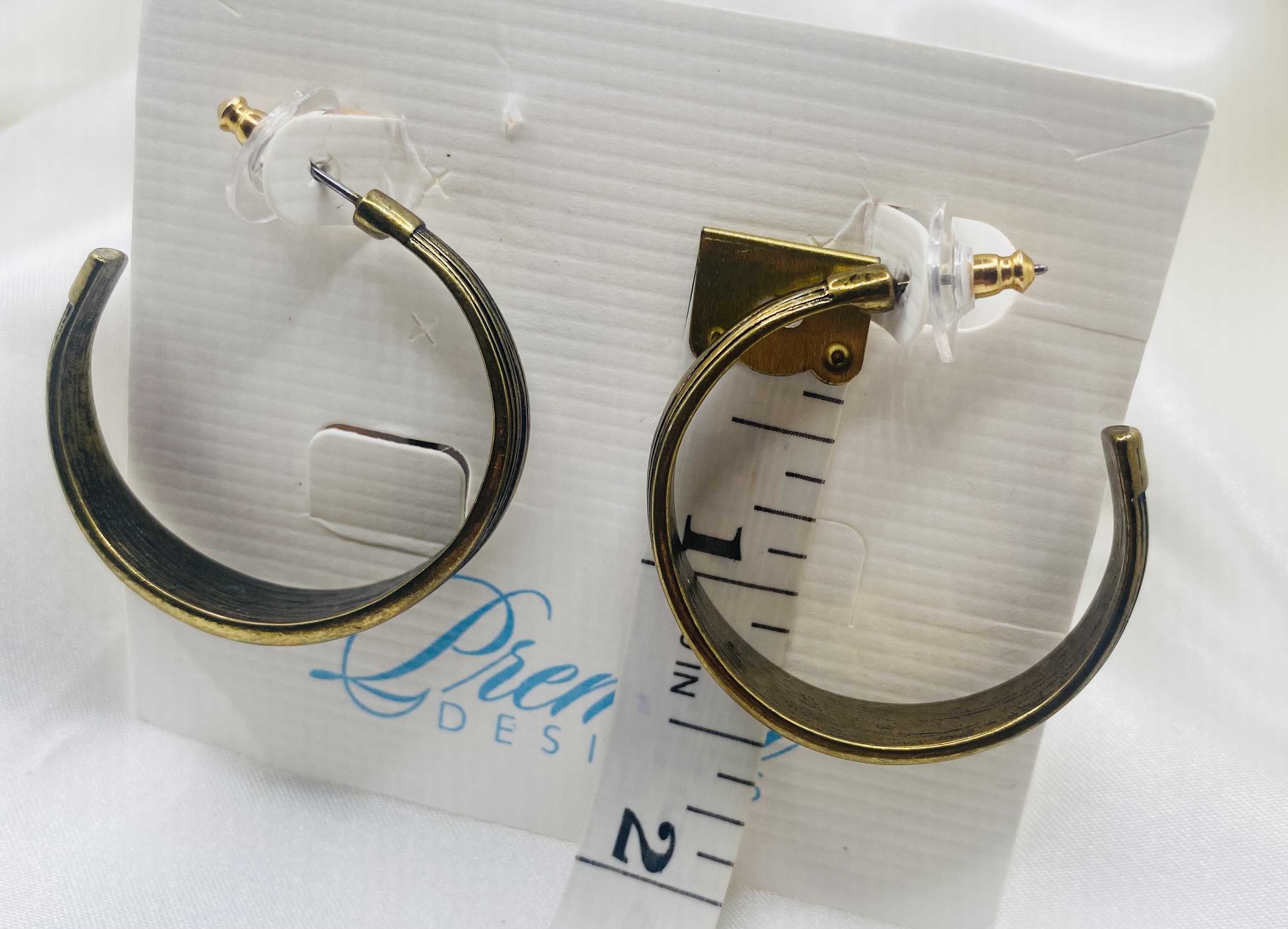Image 4 for Premier Designs Bronze Hooped Earrings - NWT
