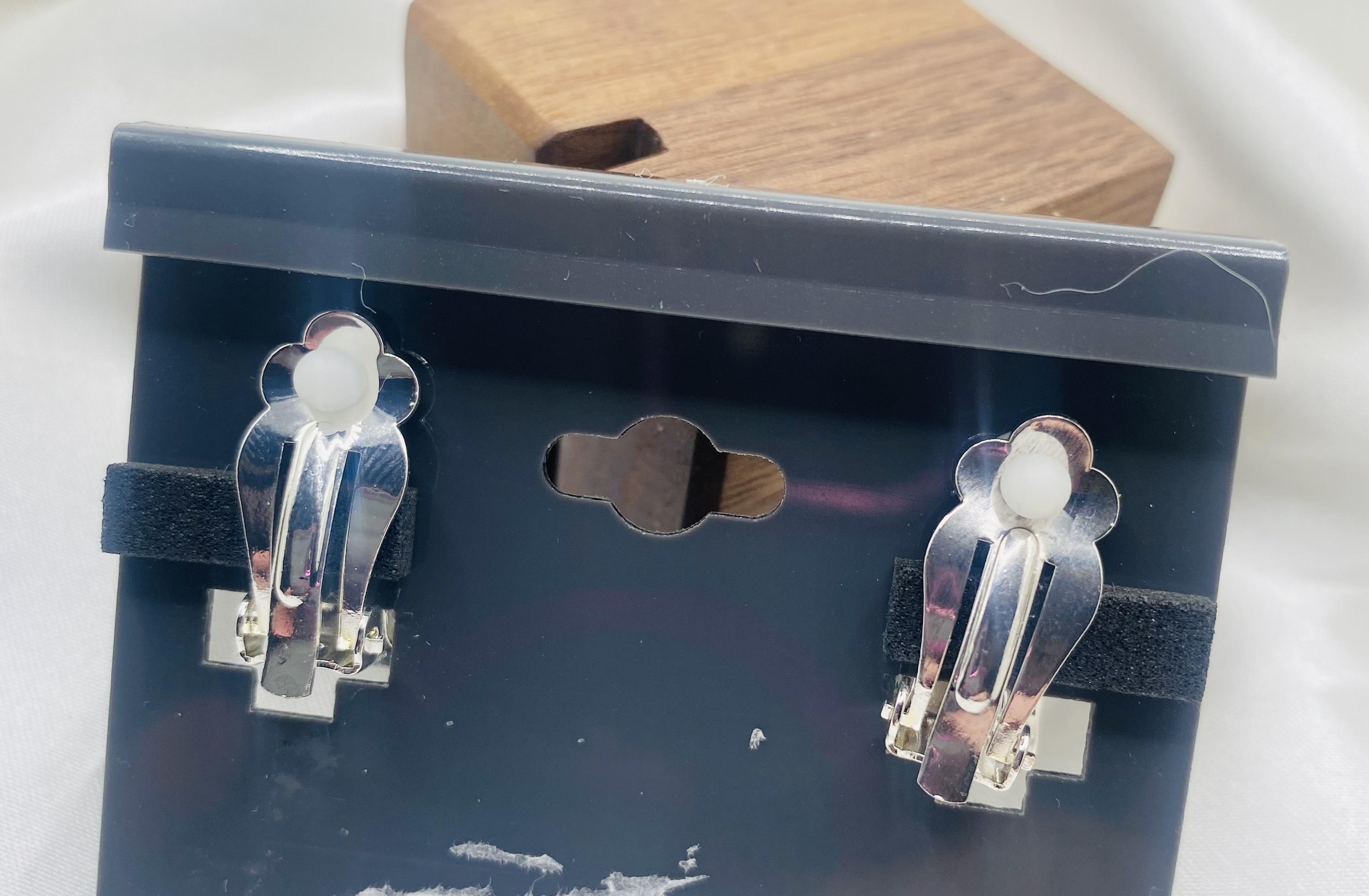 Image 4 for Museum Collection Rose Ear Clips - NWT, Nickel Free