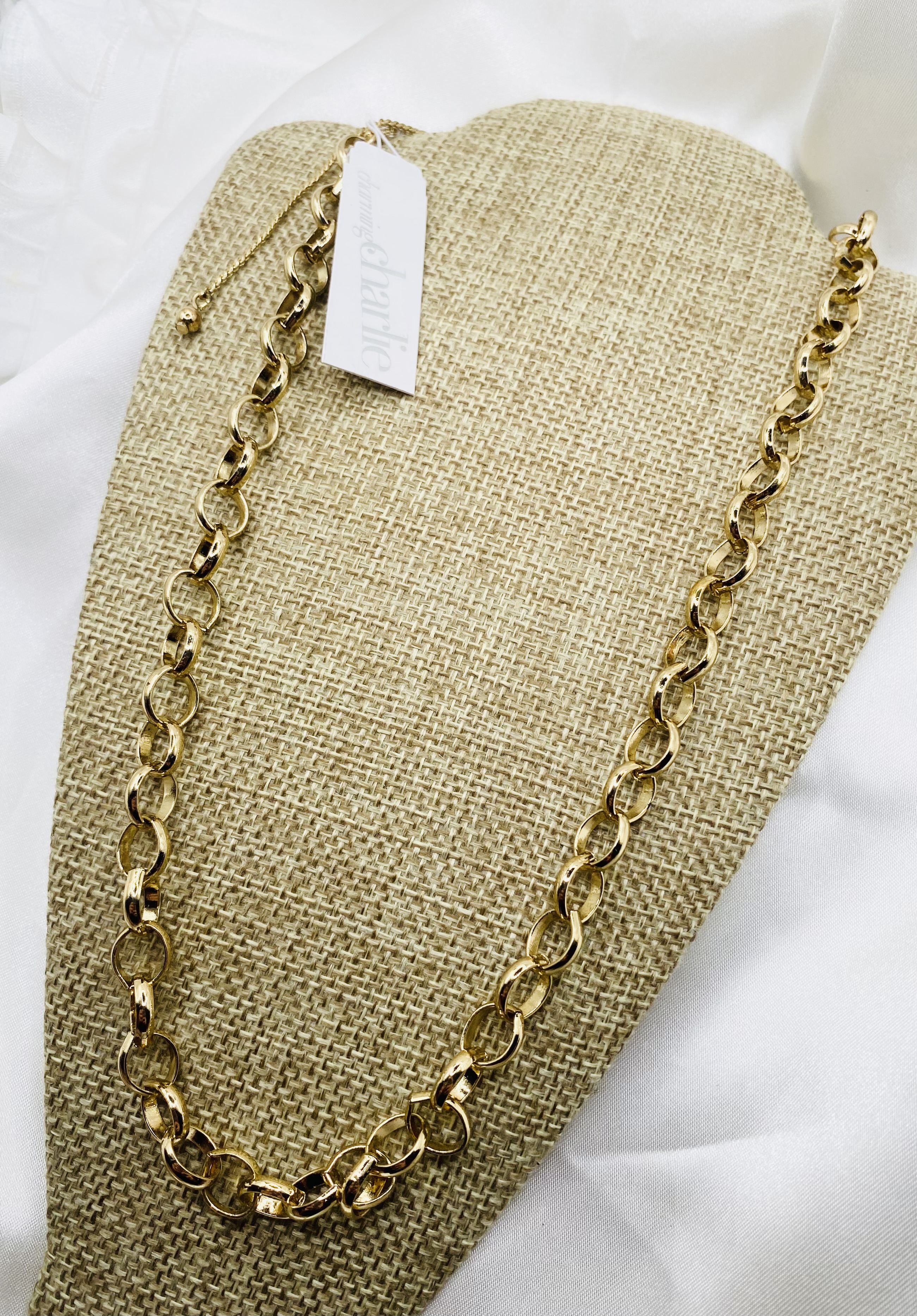 Charming Charlie Gold Chain Necklace NWT