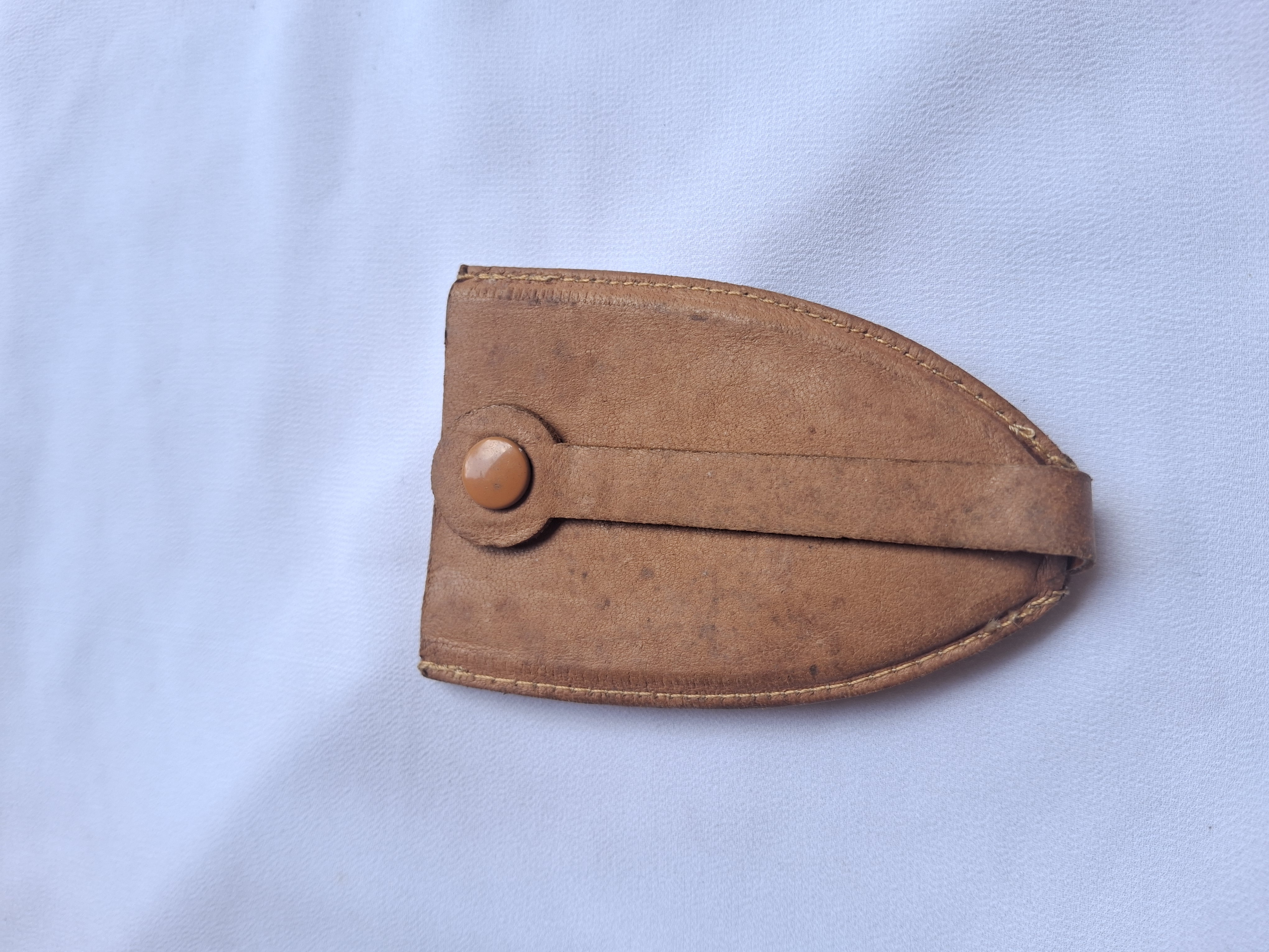 Image 2 for Vintage Embossed Leather Pocket Case