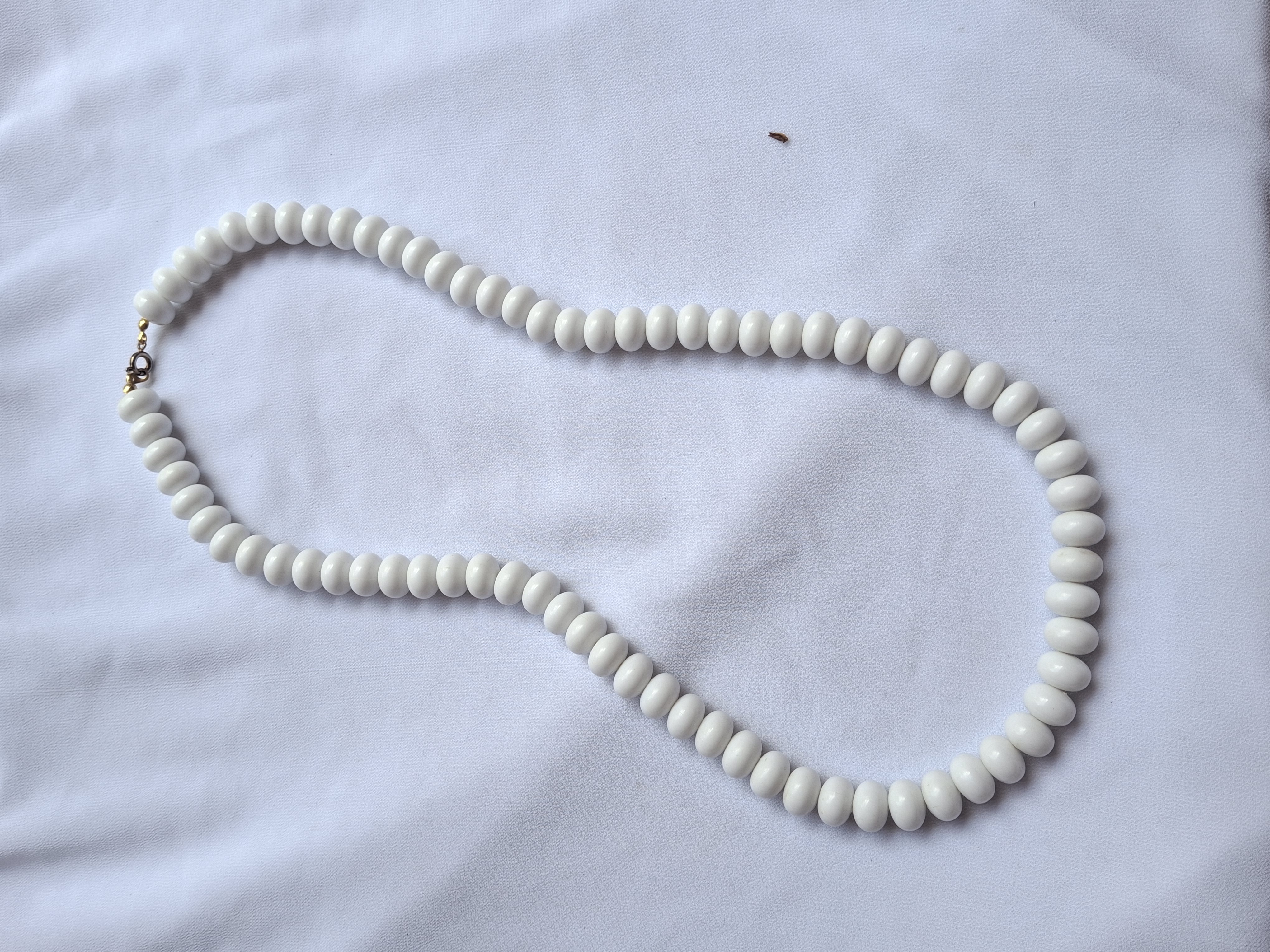 Image 2 for Vintage White Beaded Necklace - Elegant & Classic Jewelry