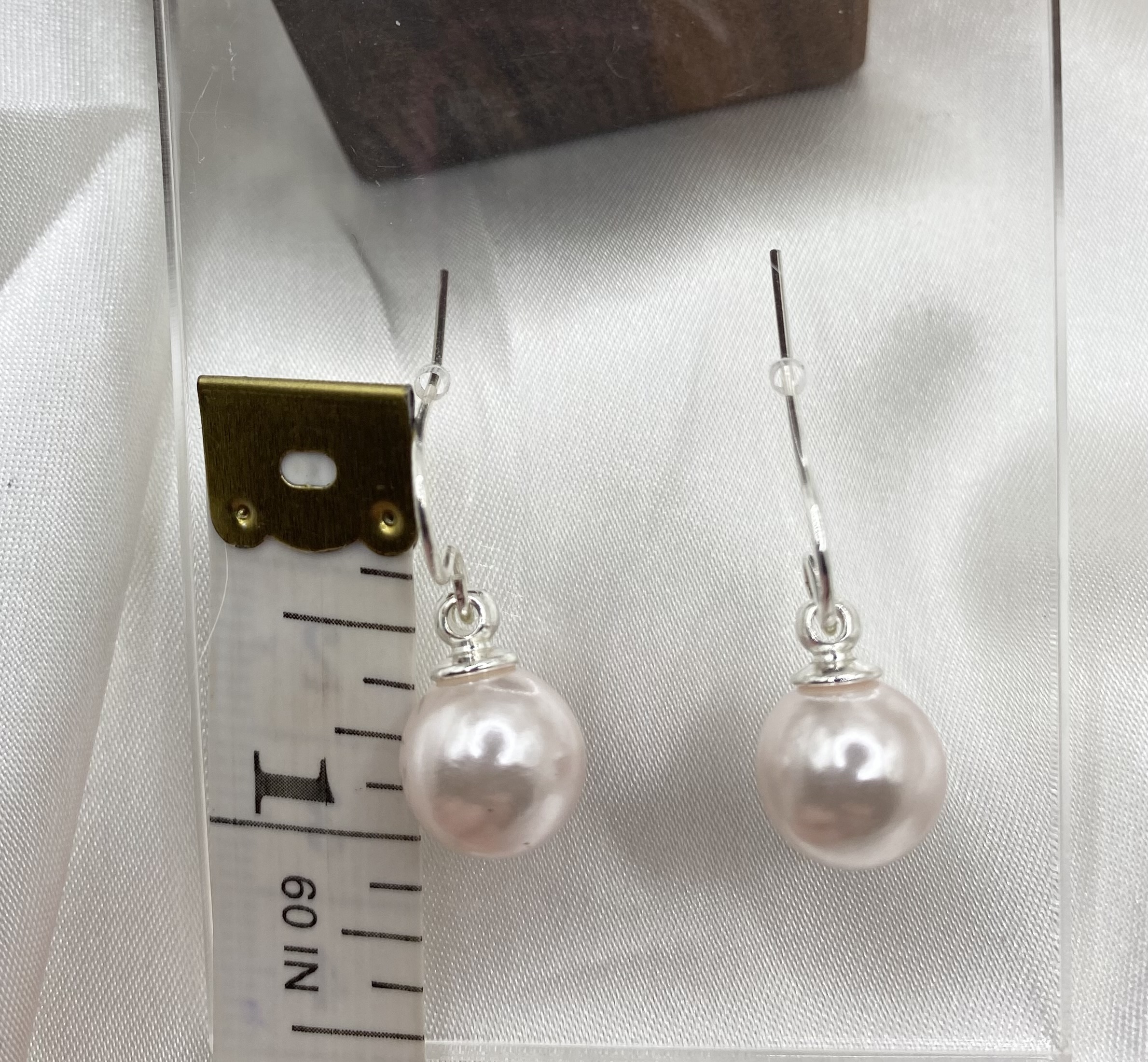 Image 3 for Blush Pink Pearl Drop Earrings - NWT